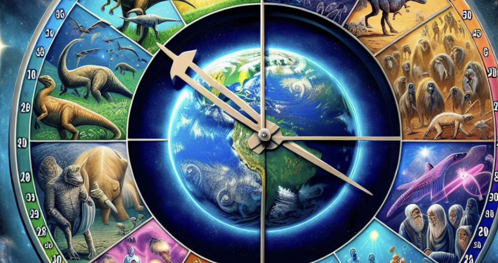 Da Formação da Terra ao Surgimento dos Humanos: Tudo em 24 Horas!